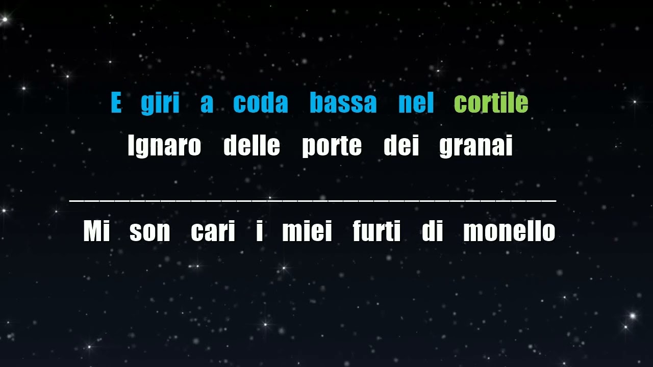 Confessioni di un malandrino di A. Branduardi - KARAOKE *JoeKAR4FUN*