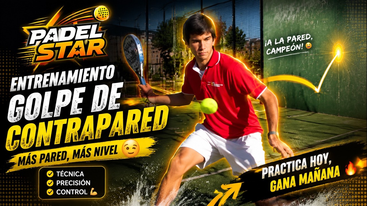 Golpe CONTRAPARED Pádel ¡Vídeo con EJERCICIO de Entrenamiento!