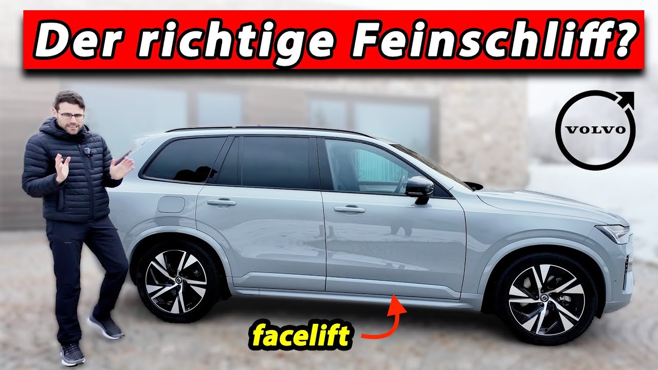 Zu alt oder genau richtig aufgehübscht? Volvo XC90 T8 Plugin Facelift im Test!