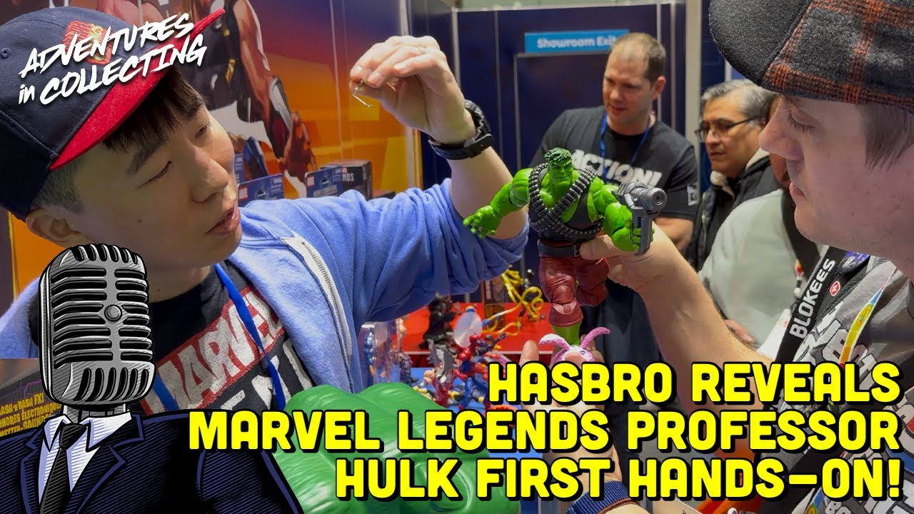 NEW YORK TOY FAIR 2026 — Exclusive First Ever Hands-On with Marvel Legends Professor Hulk!