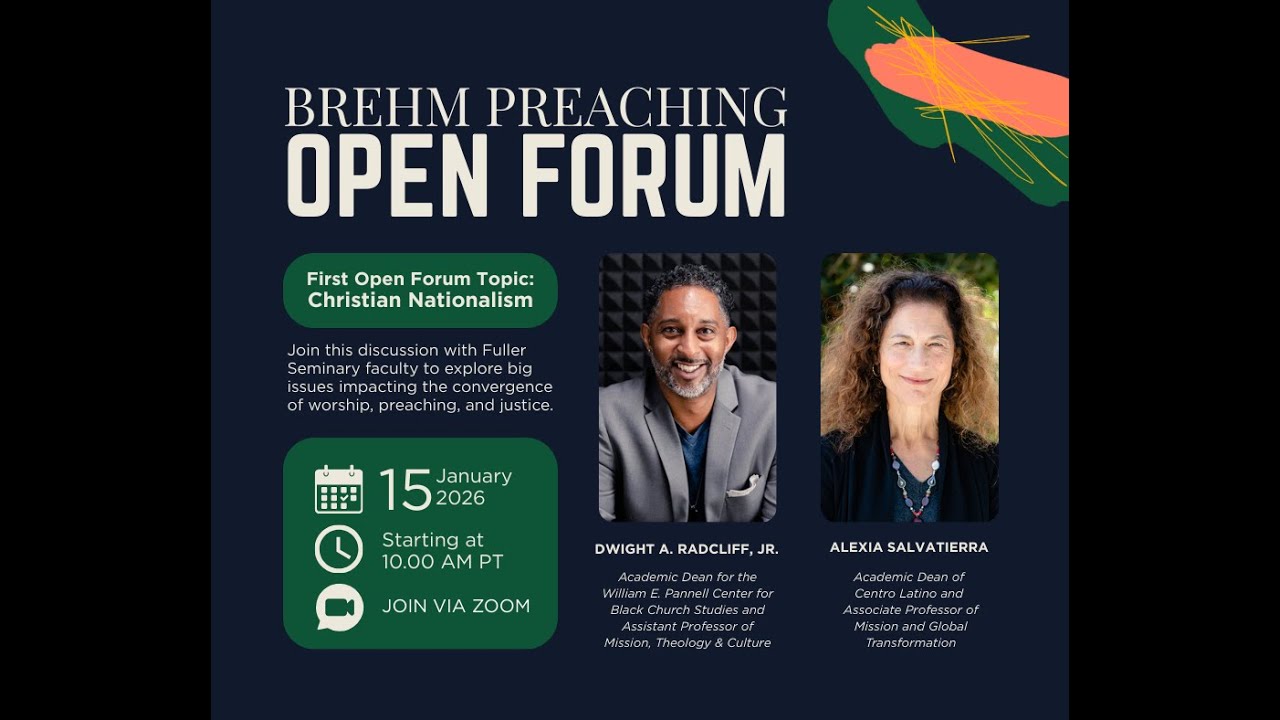 Brehm Preaching Open Forum (January 15, 2026)