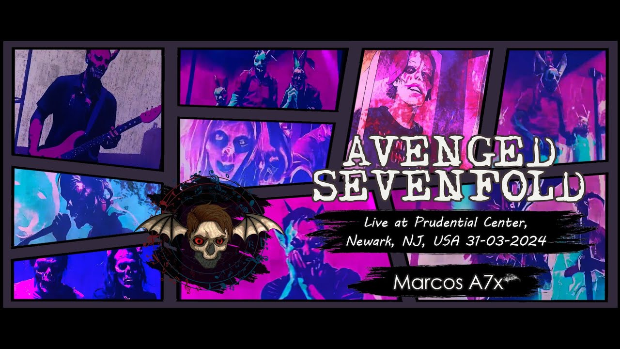 Avenged Sevenfold Live At Prudential Center, Newark, NJ, USA 31-03-2024
