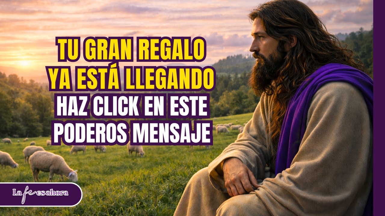JESÚS CLAMA HOY: EL REGALO QUE ESPERASTE YA ESTÁ AQUÍ, ÁBRELO | Dios es Bueno