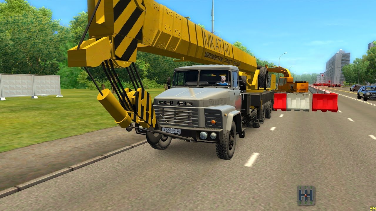 City Car Driving MKAT-40 based on KrAZ-250 HD with Logitech G27