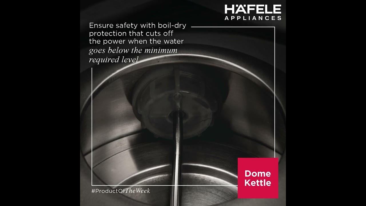 Dome Kettle Range by Hafele.