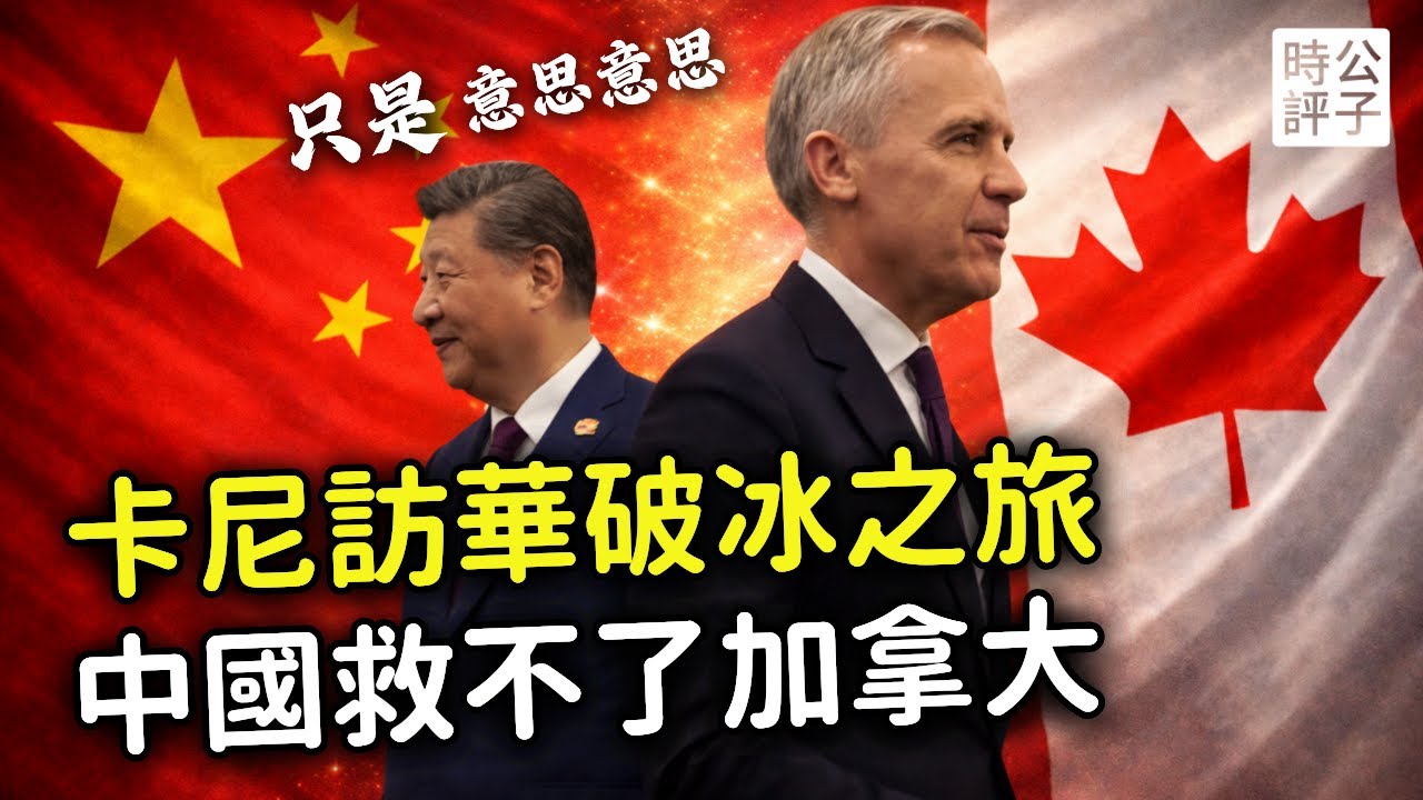 中國電動車要來了！加拿大總理卡尼訪華，華人回國免簽，降低農產品關稅，中加關係緩和只是意思意思？台灣與美國簽署貿易協議，才是加拿大的榜樣！