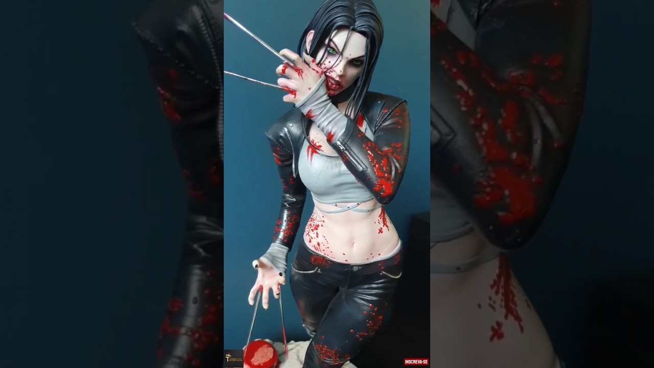 HTC - Cortes Review: X-23 Custom Statue 1/4 Scale #x23 #xmen #logan #wolverine
