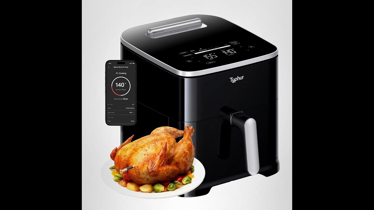 Review: Typhur 8QT Sync Air Fryer | 9-in-1 Smart Ceramic Fryer