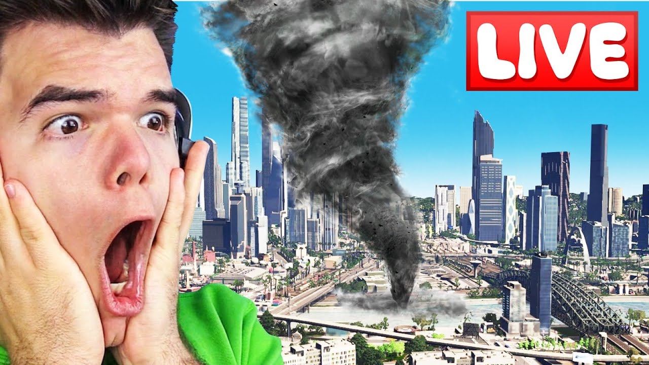 My CITY Is UNDER ATTACK! (Cities Skylines LIVE)
