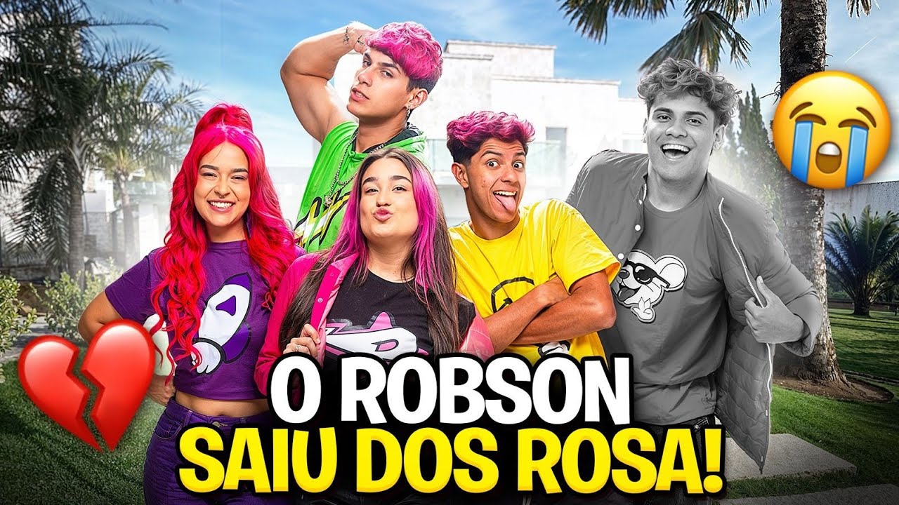 O ROBSON NÃO ESTÁ MAIS NOS ROSA *Ele foi embora ...