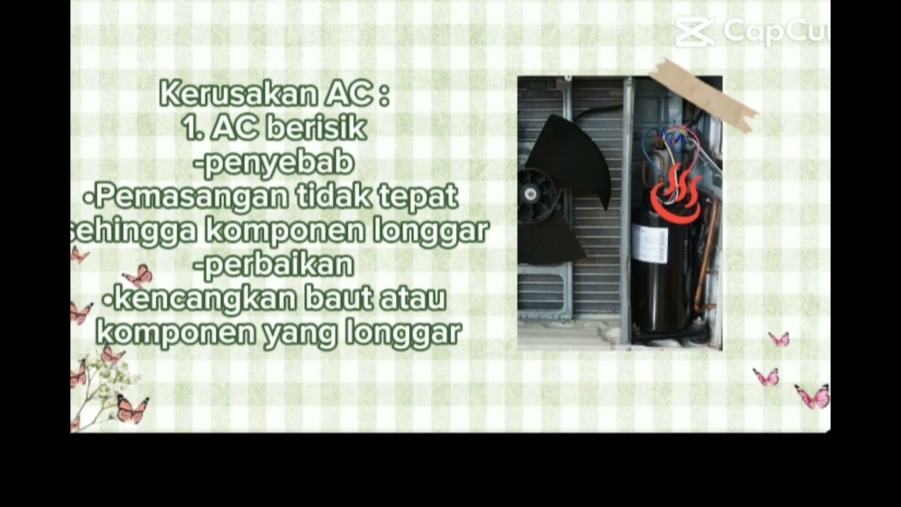 Macam-macam kerusakan dan perbaikan AC 