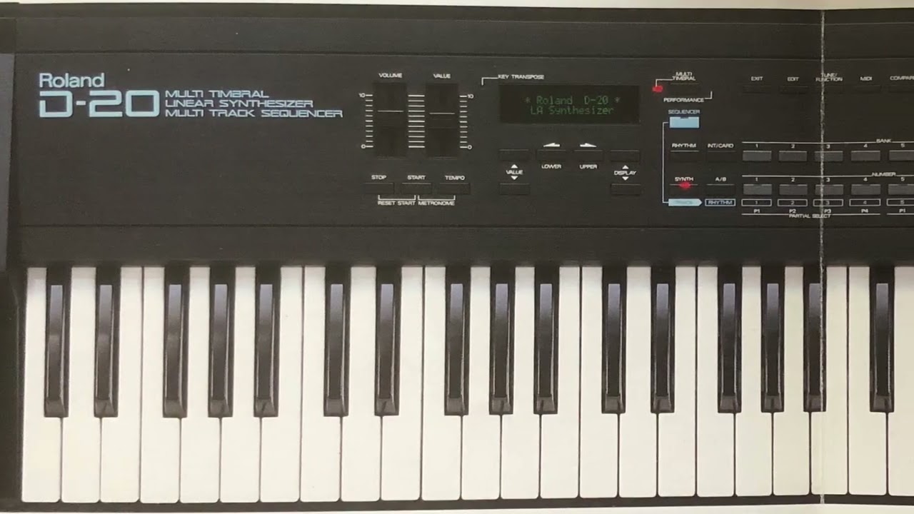 Roland D 10/20 Synthesizer