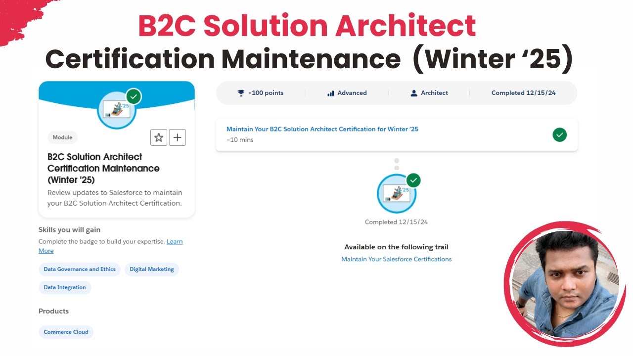 B2C Solution Architect Certification Maintenance (Winter '25): Key Updates & Success Tips!
