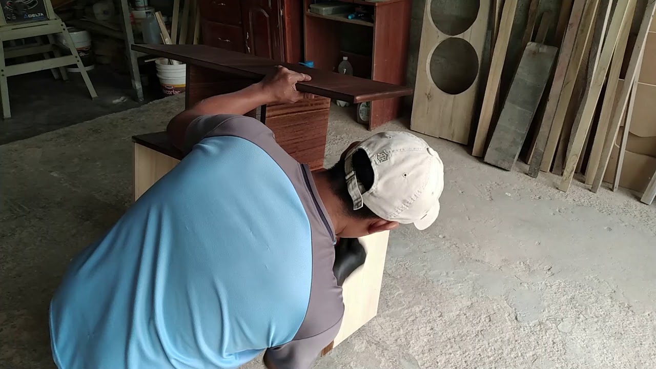 Como lacar muebles en MDF enchapado desde cero