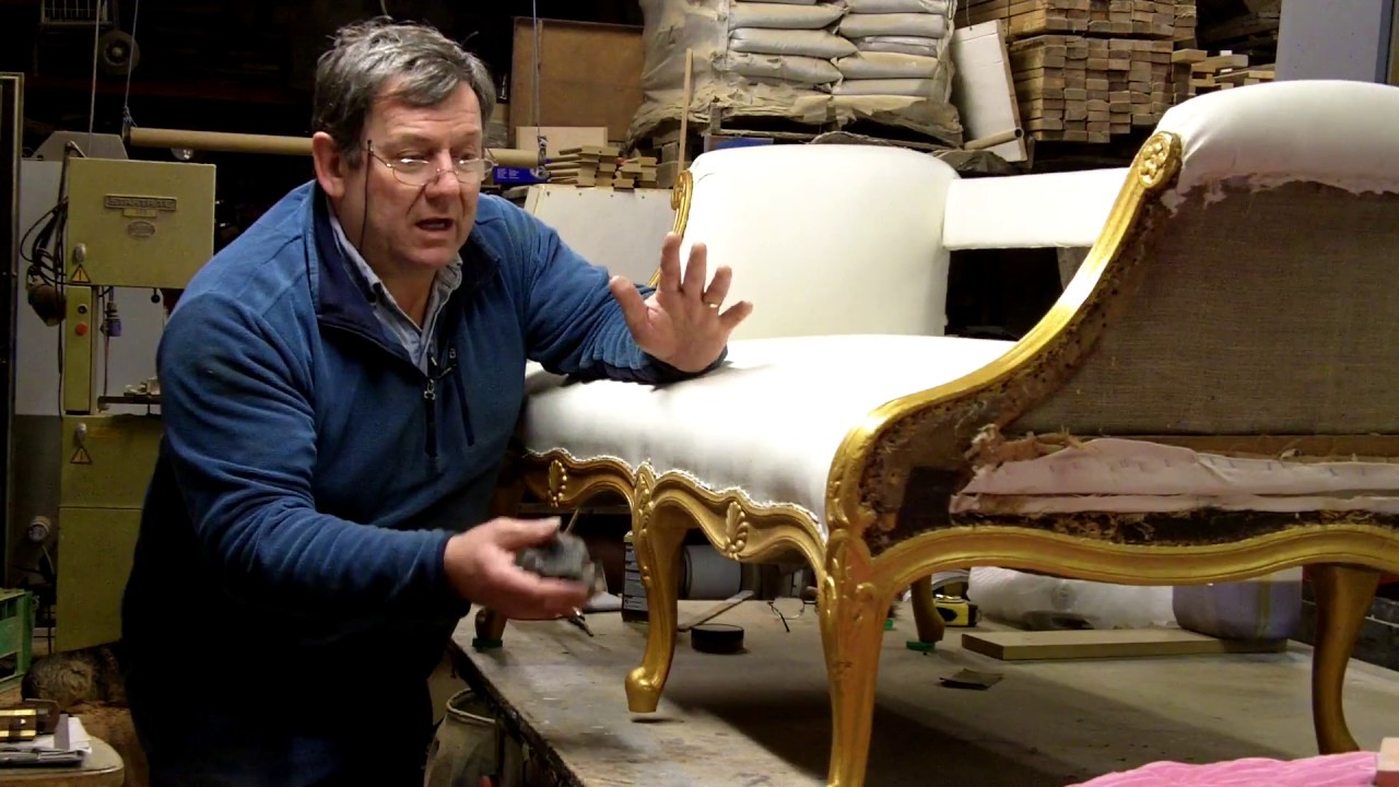 Guilding An Antique Sofa