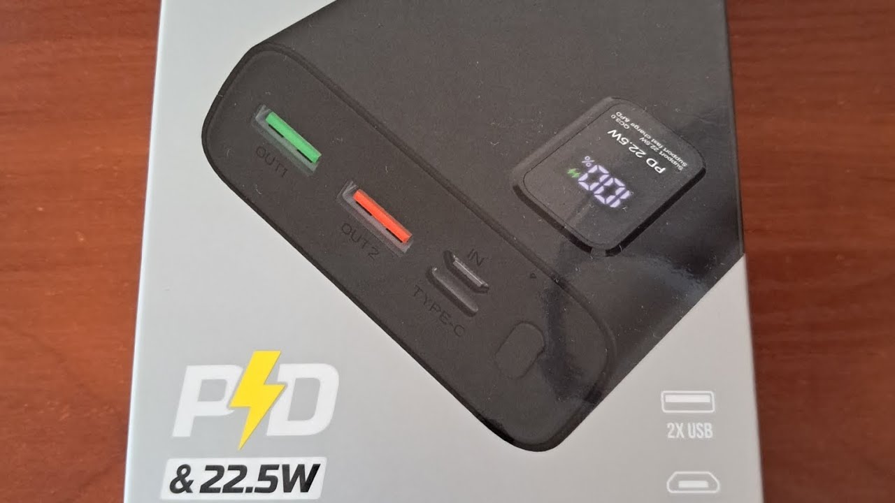 Огляд power bank titanum 727s 20000mah 22,5w.