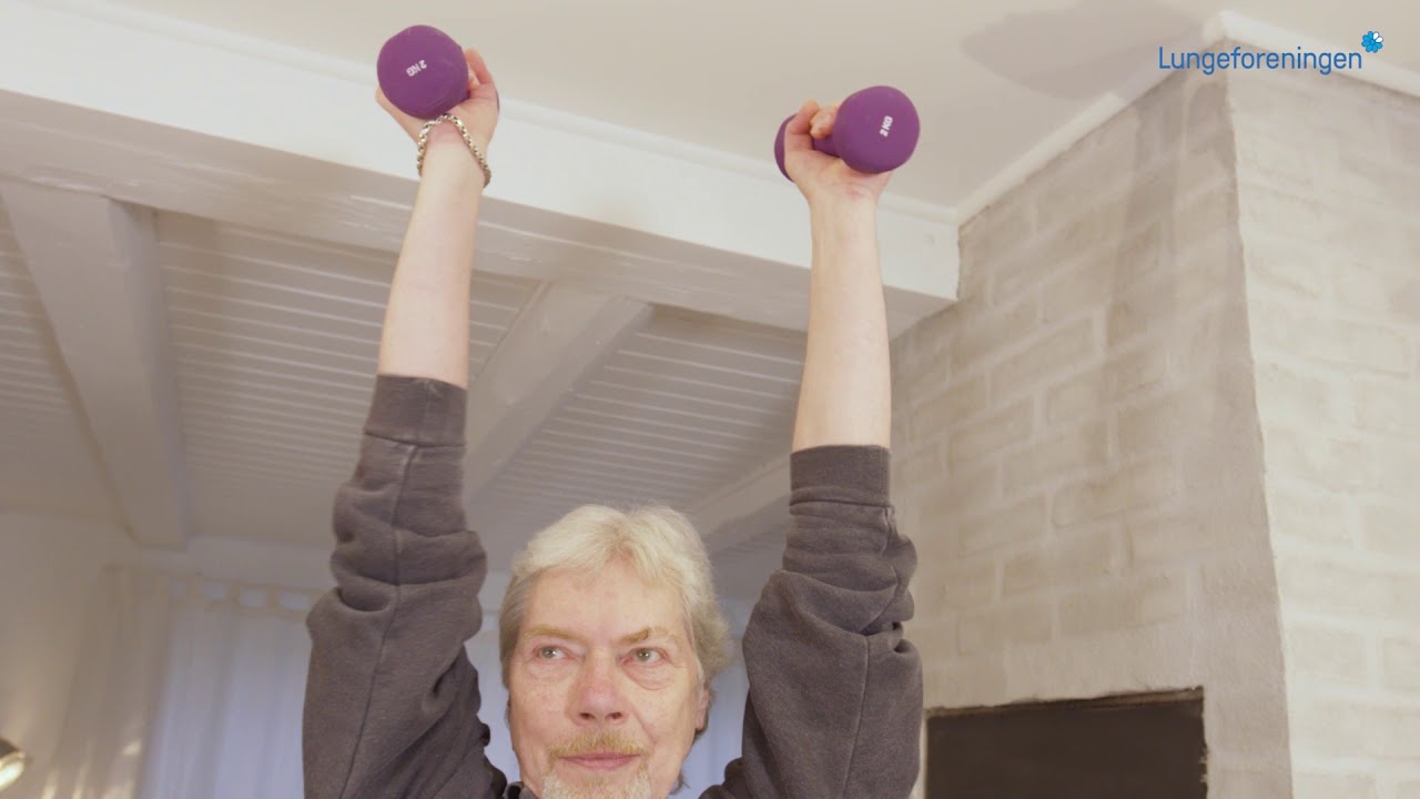 6 træningsøvelser til lungepatienter. Sværhedsgrad: Lidt hårdt