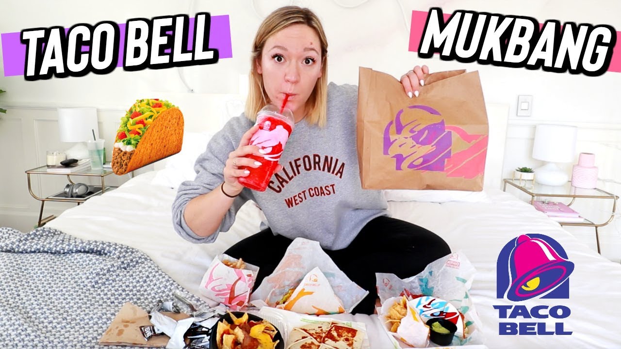 my first taco bell mukbang! vlogmas day 12