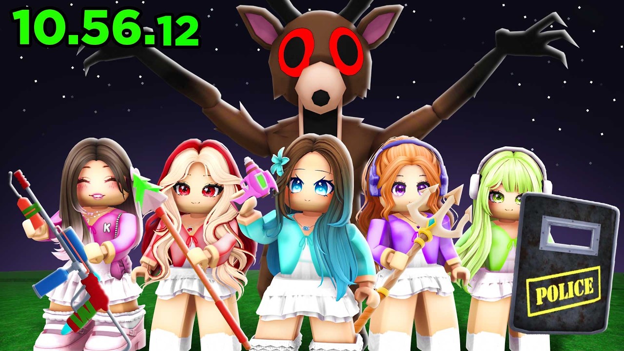 SPEEDRUNNING With a GIRLS ONLY TEAM in 99 Nights in The Forest!