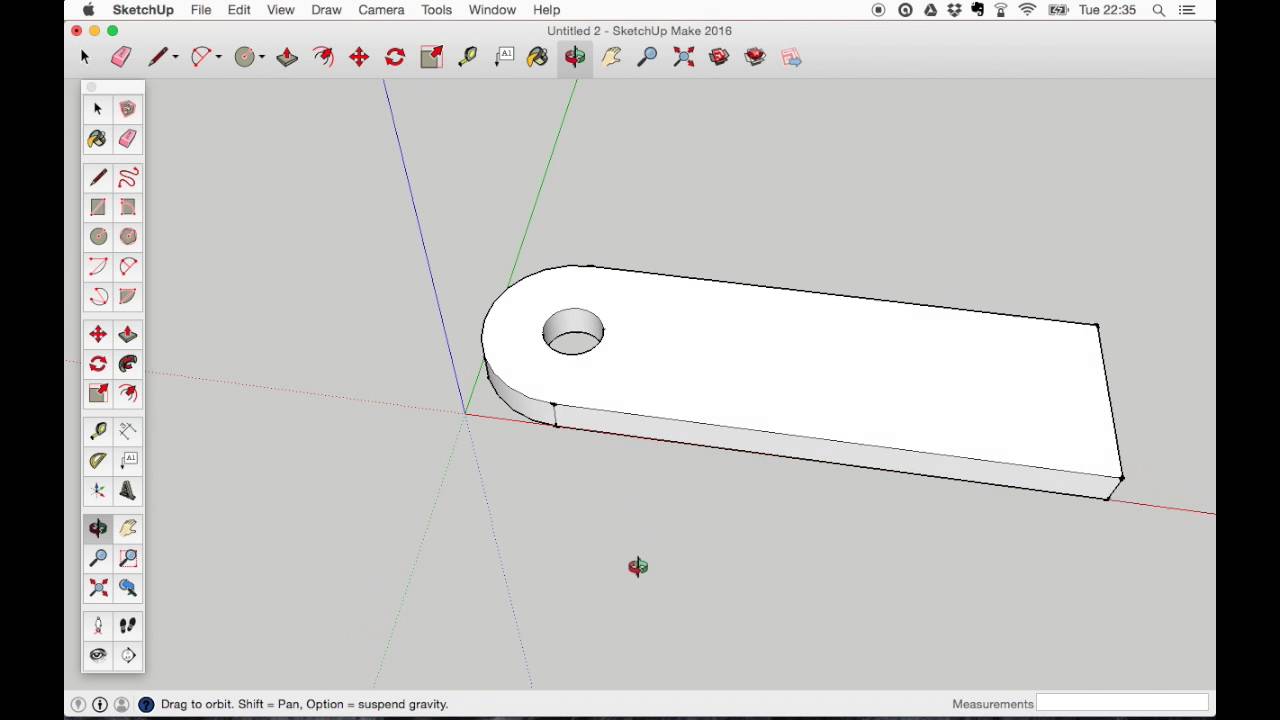 Tutorial de Google Sketch-Up Sesión 2 - Llavero