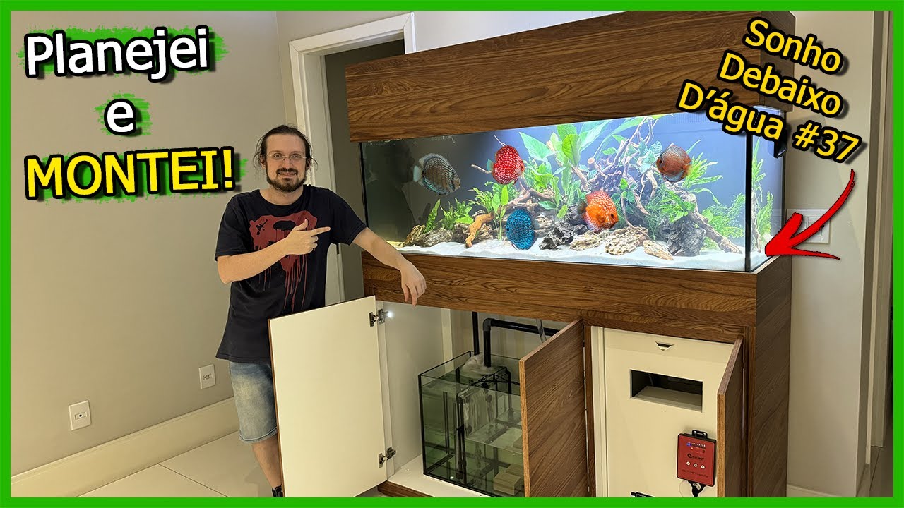Montei um Aquário de DISCOS no Rio de Janeiro! - Sonho Debaixo D'água #37