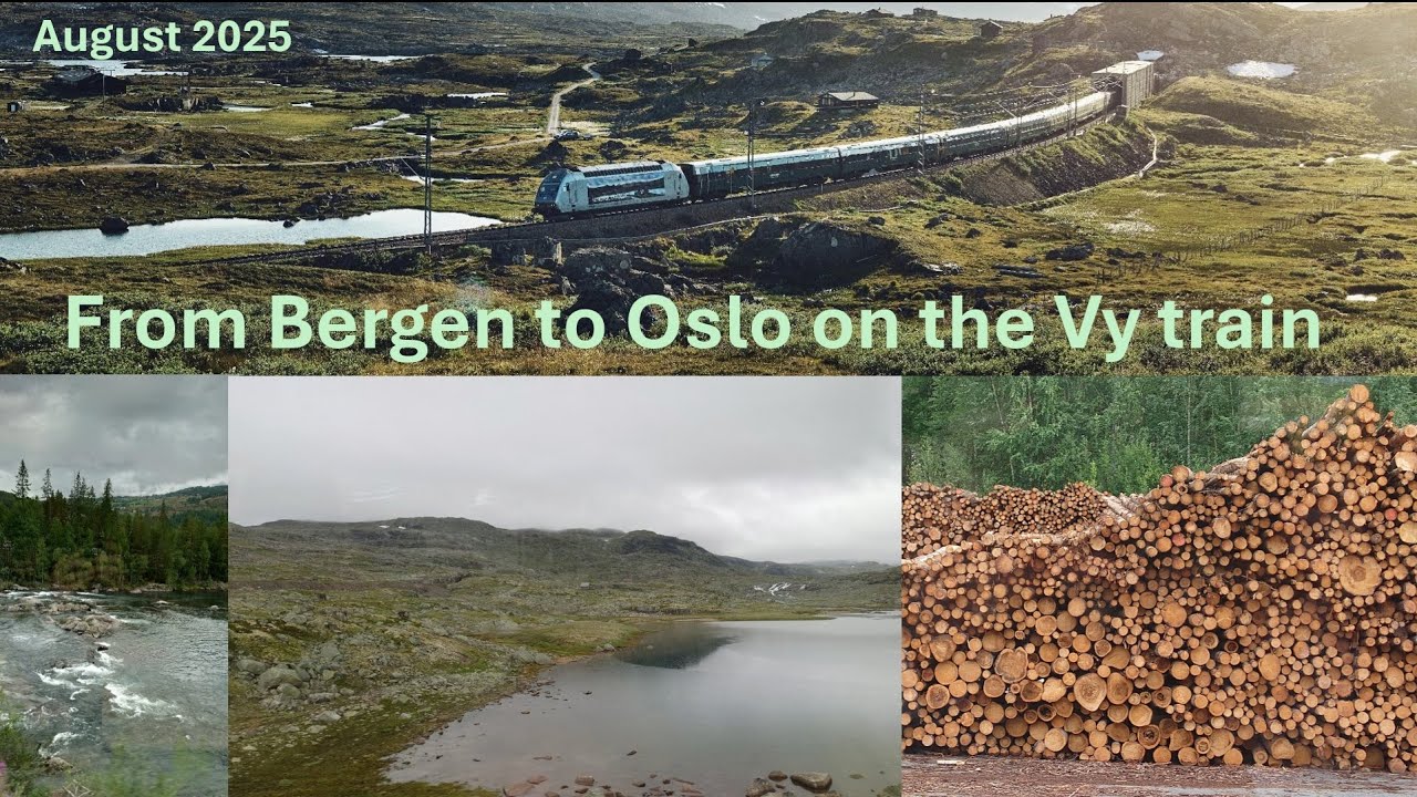 2025-08 Bergen to Oslo train ride on Vy