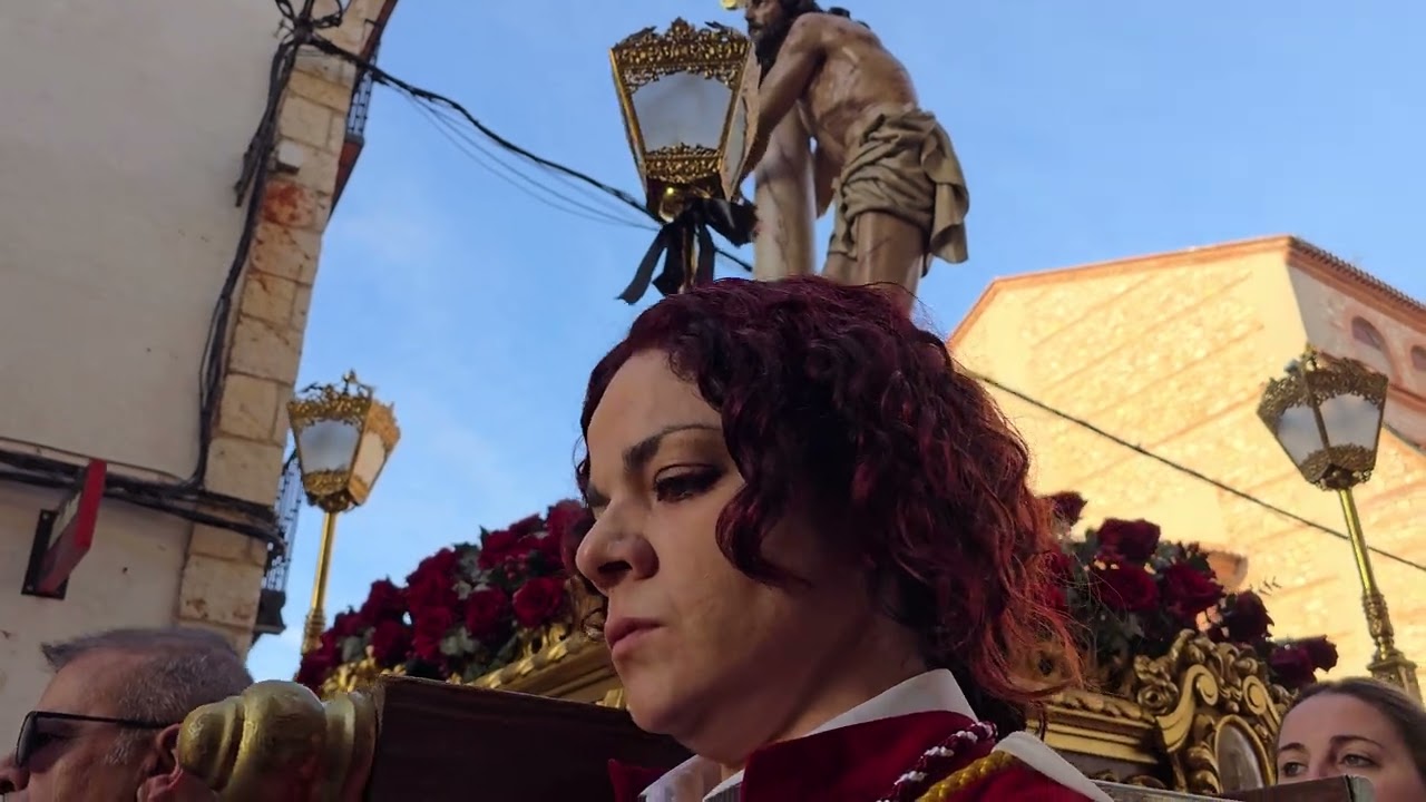 Cristo de la Columna. Semana Santa en Campo de Criptana, Viernes Santo mañana 2025