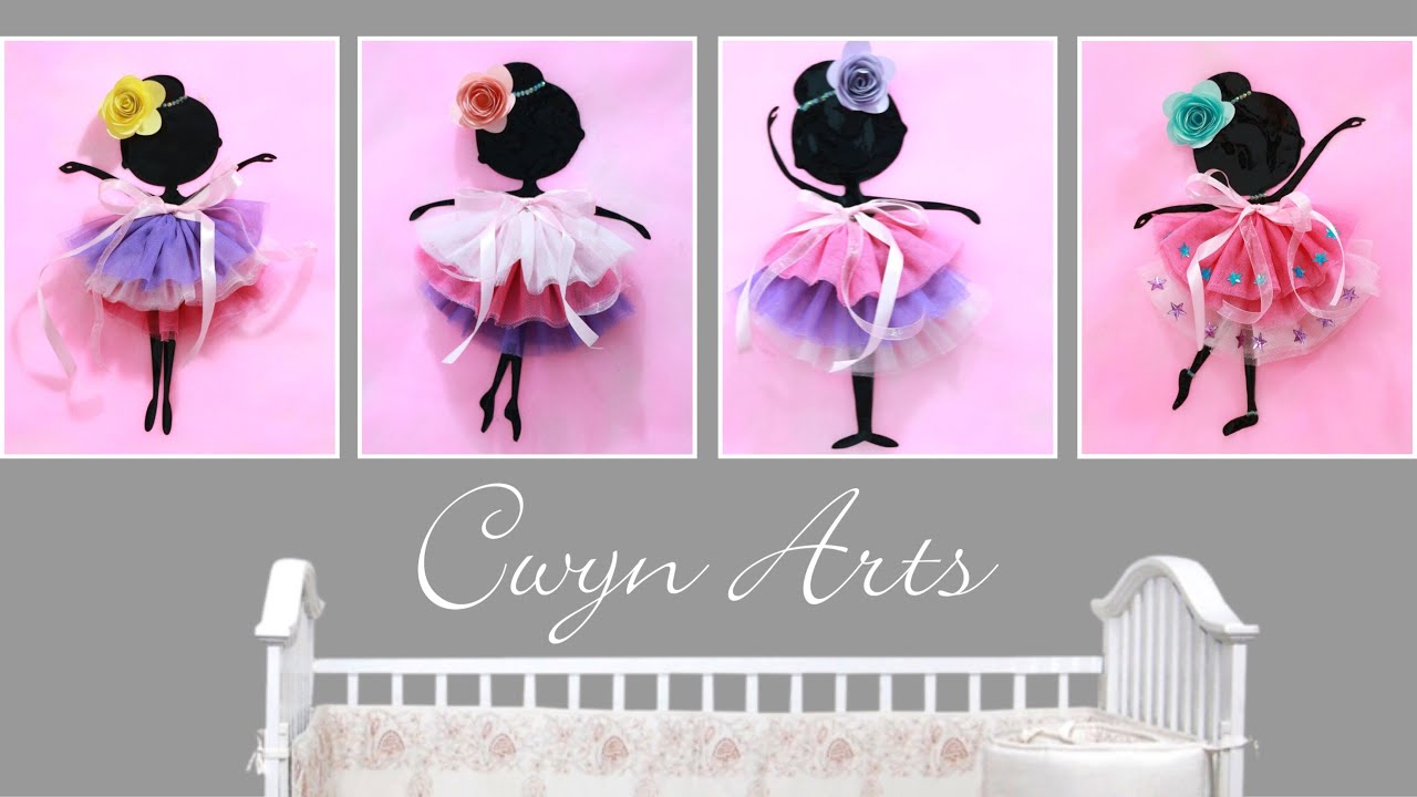 DIY Ballerina Wall Decor | Nursery Wall Art