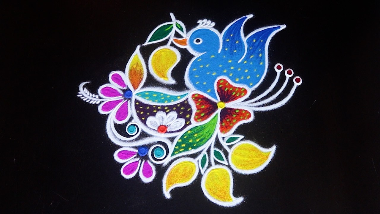 🥭 ugadi Muggulu By AnithaRangoli|🌼rangoli || 🌺Kolam ||🌻Muggulu