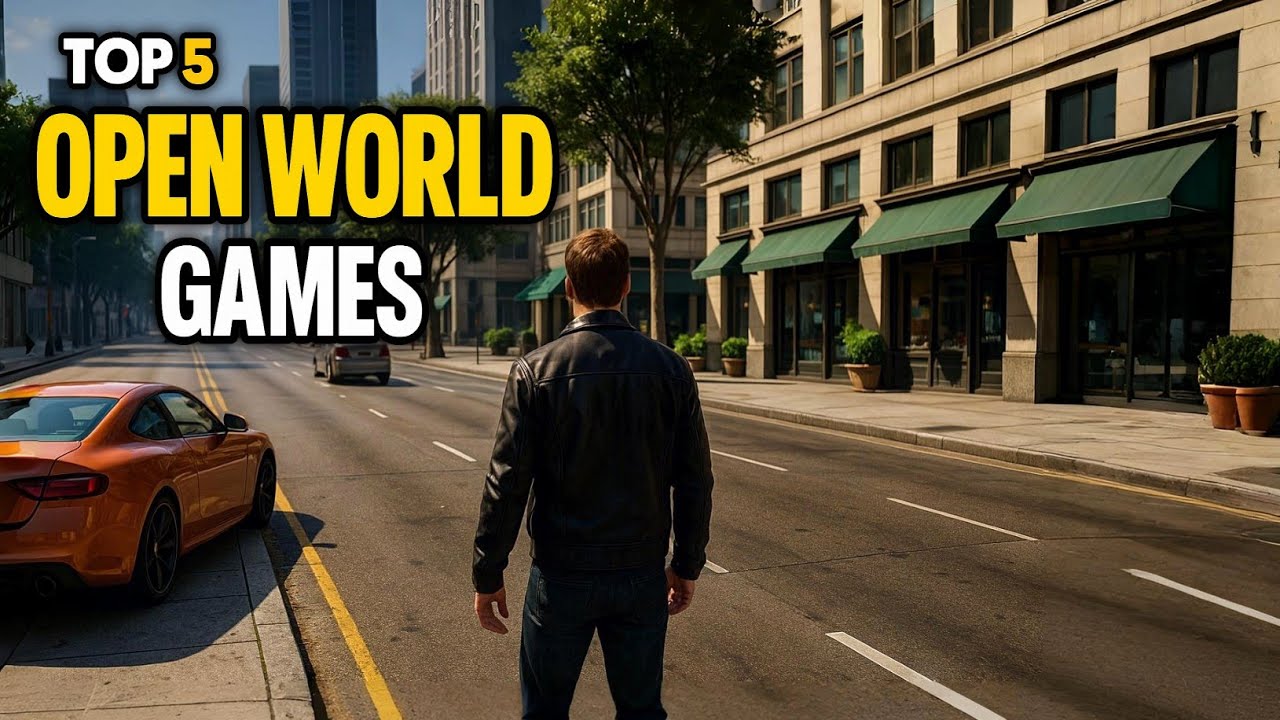 TOP 5 OPEN WORLD MOBILE GAMES | High Graphics Games Malayalam | DravenX Gaming 