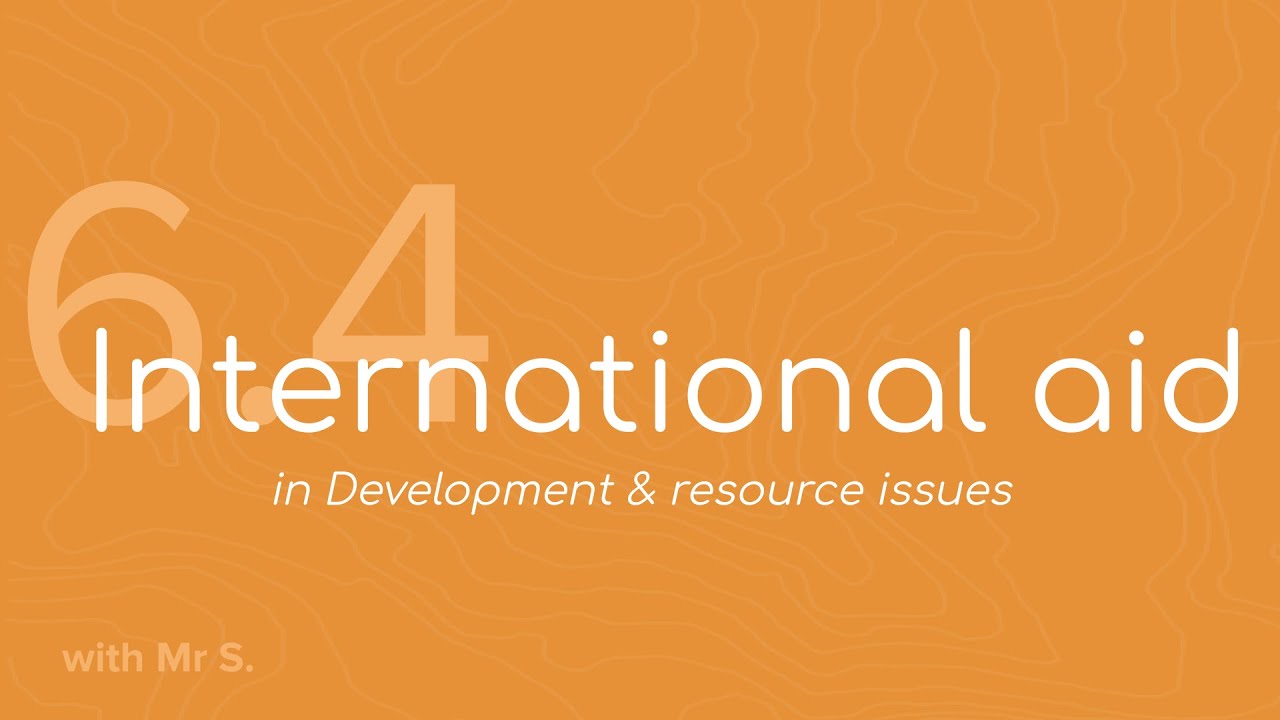 International aid (FMGL6.4)