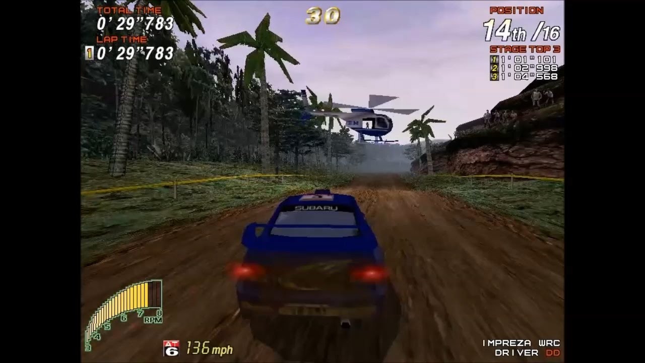 Sega Rally 2 PC Windows 7 64-bit 60fps