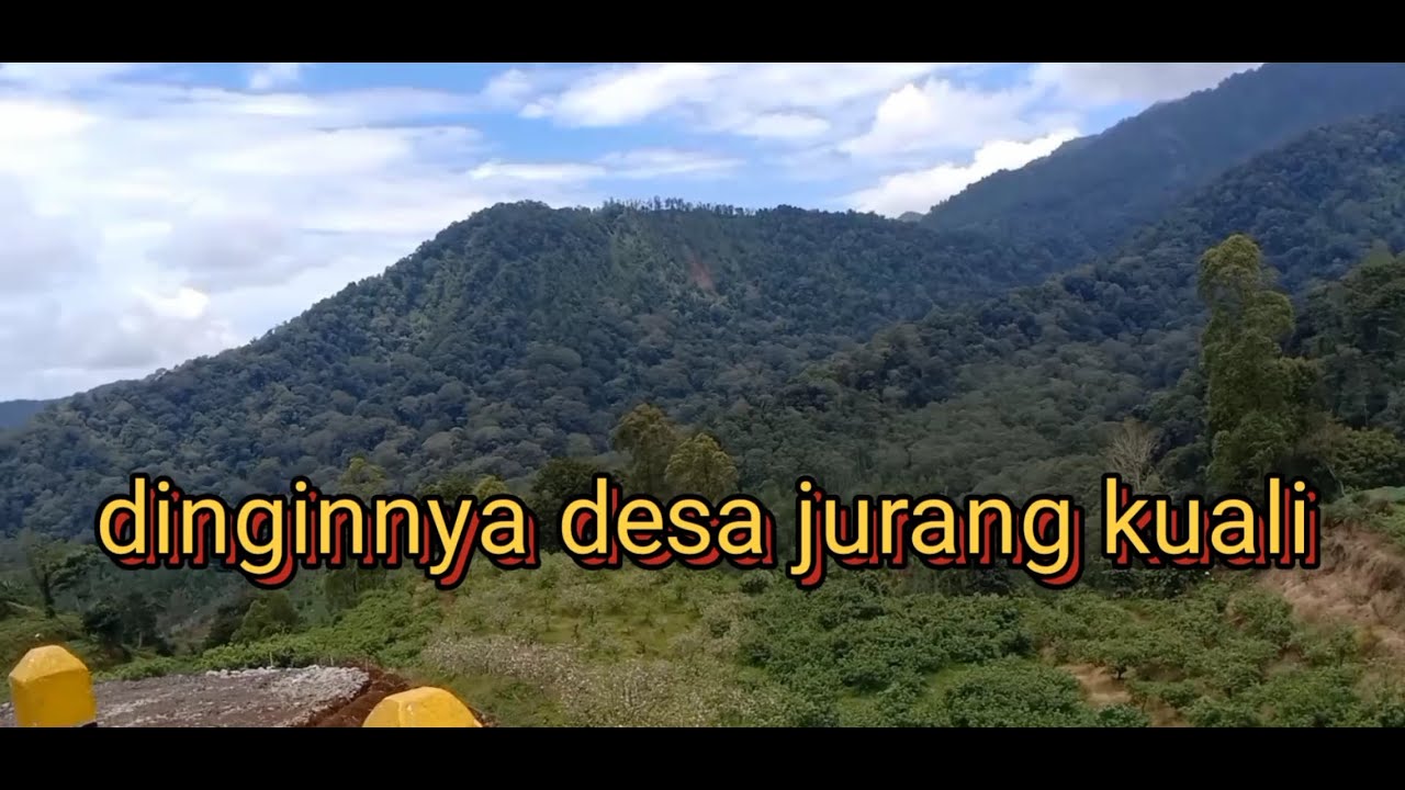 panorama kesejukan udara desa sumber brantas jurang kuali.