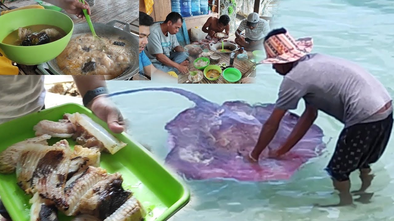 MakNyus,! IKAN PARI di Buat SOP KONRO. Di santap Selagi Panas NikmatNya Tiada Tara