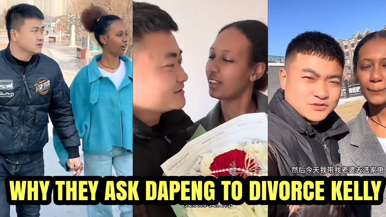 Why Chinese Netizen Want This Chinese CEO Dapeng To Divorce His Young Beautiful African Wife Kelly