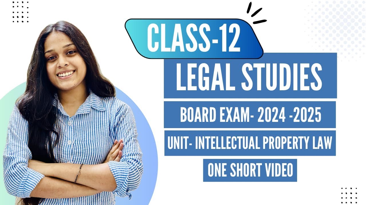Class 12 Legal Studies Unit : Intellectual Property Law (2024-25)