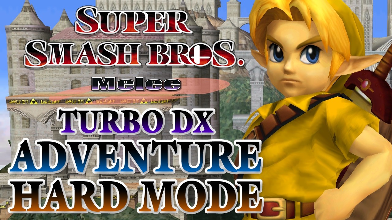 Super Smash Bros. Melee [Turbo DX]: Adventure mode [Young Link] [Hard]