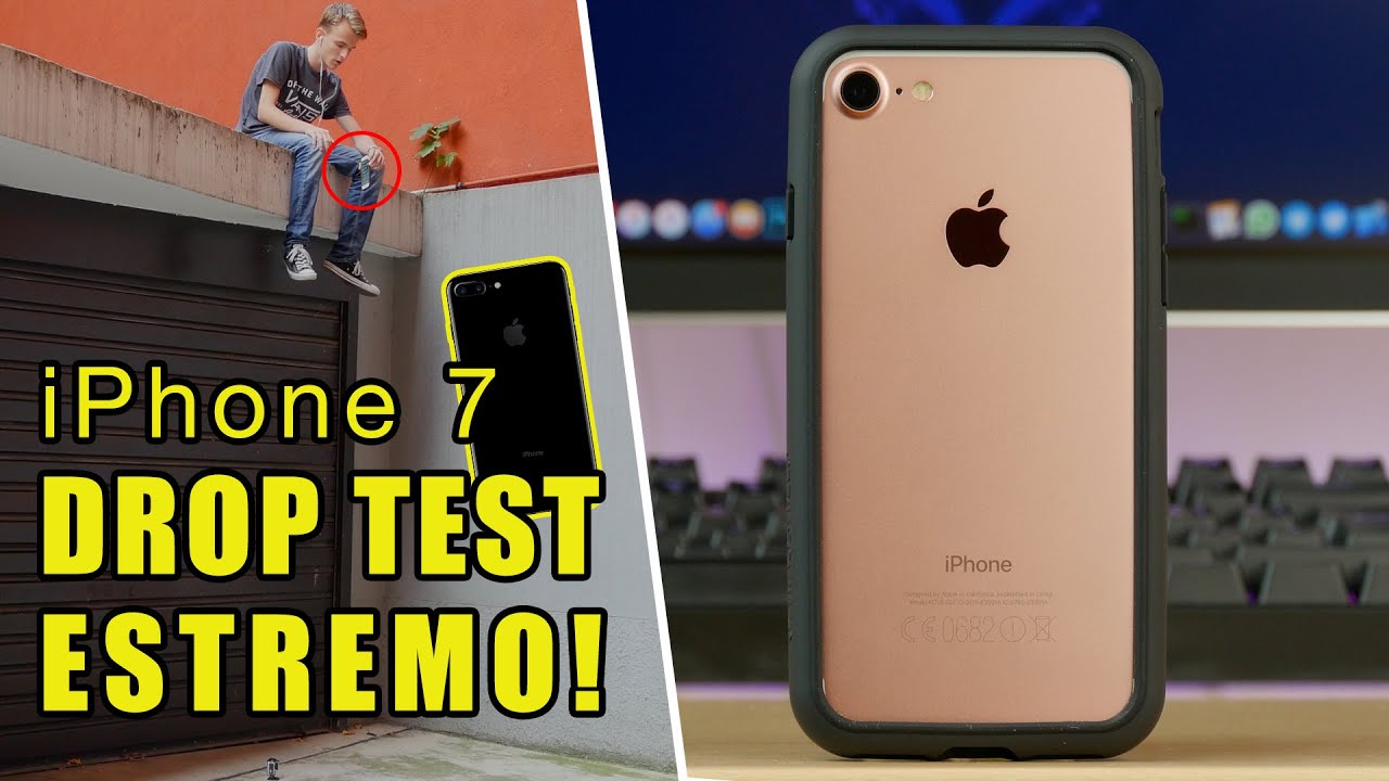 iPhone 7 Drop Test ESTREMO con RhinoShield Cover