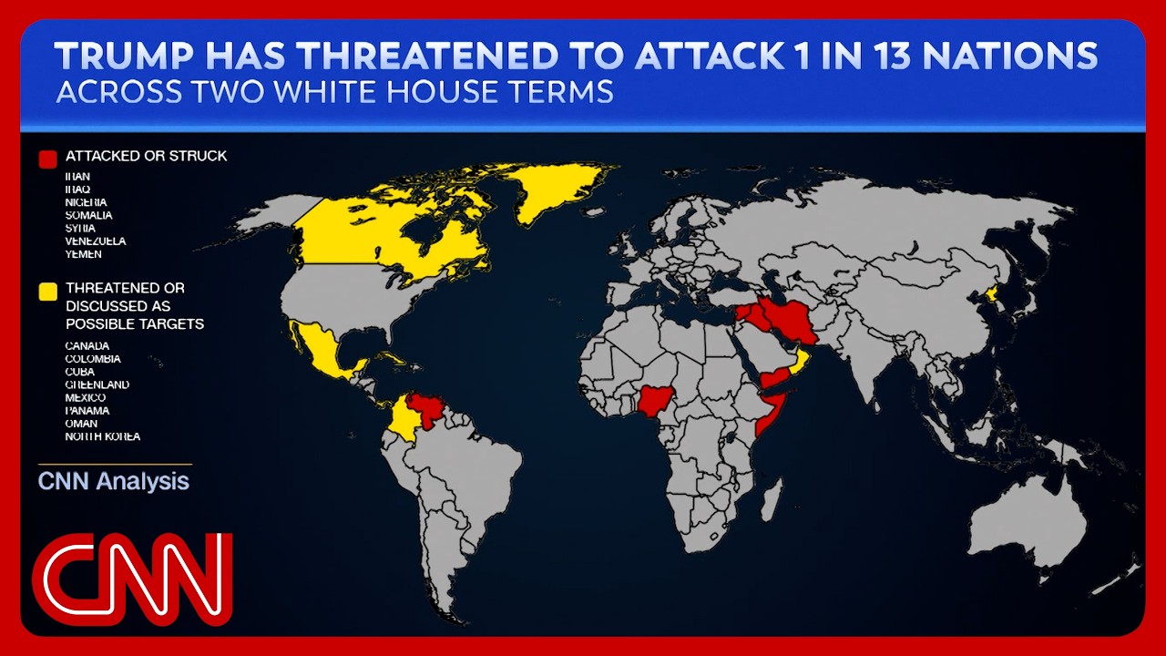 Trump has threatened 1 in every 13 nations in the world, including Oman now