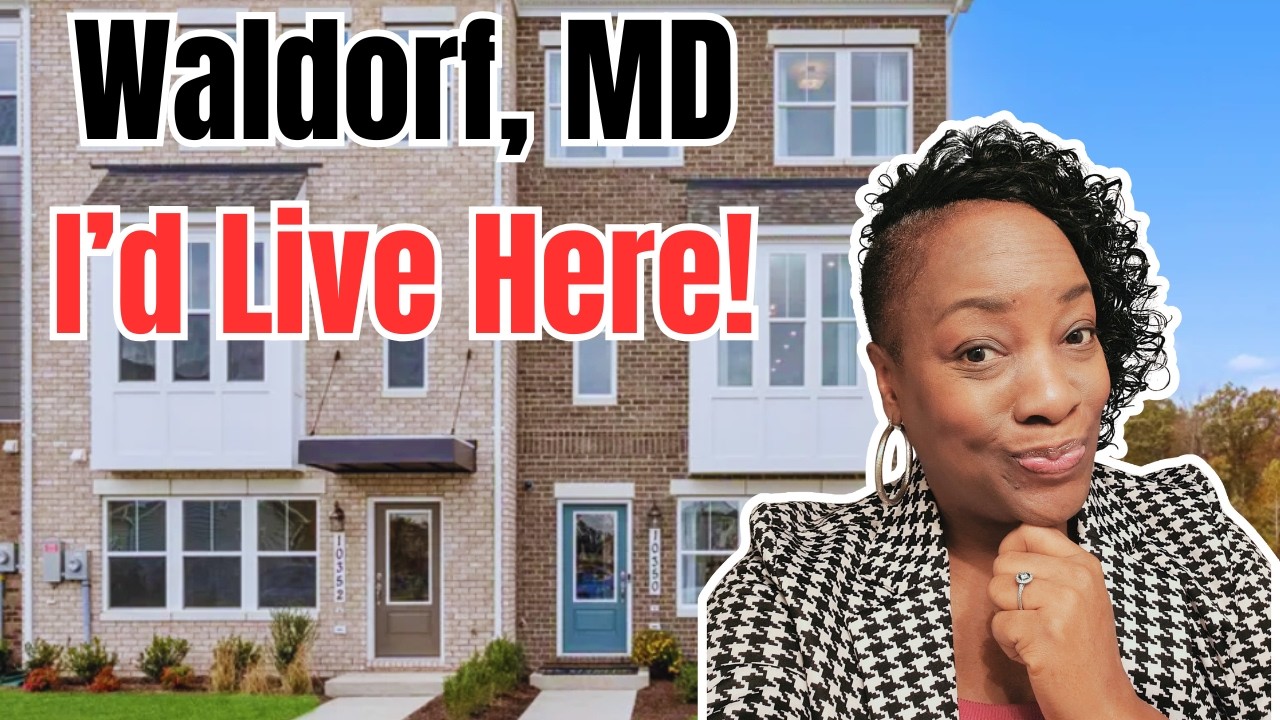 NEW Townhomes in Waldorf, MD | Everett Model Tour | Sunstone Preserve (Up to $25K Closing Help!)