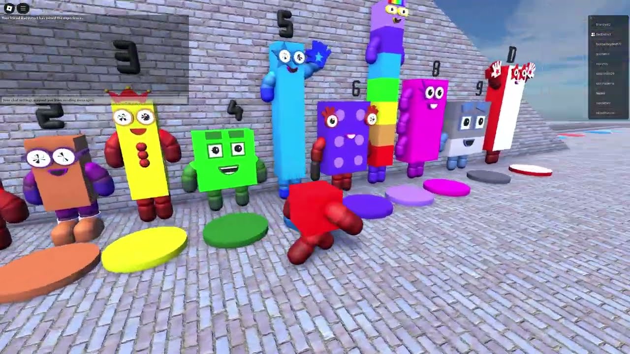 Скольжение на высоту 10000 футов #Numberblocks slides | #Roblox | #naomisjourney