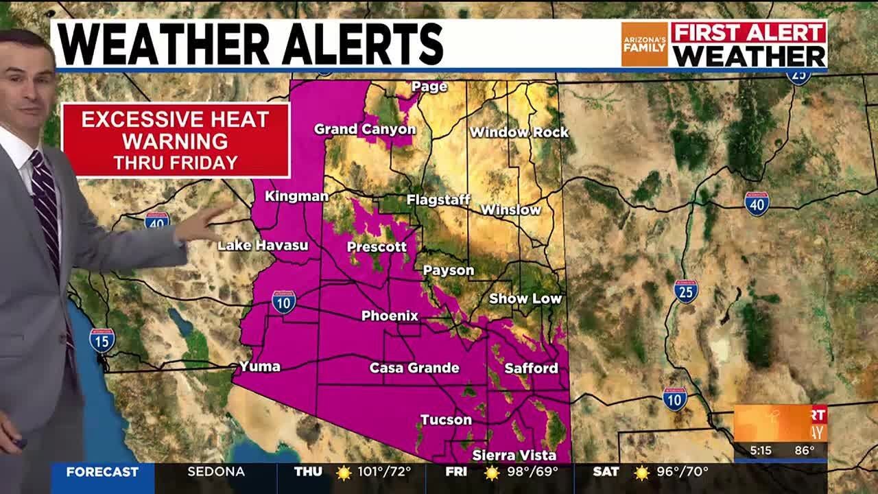 First Alert WX Day: Record temps expected today in Phoenix area