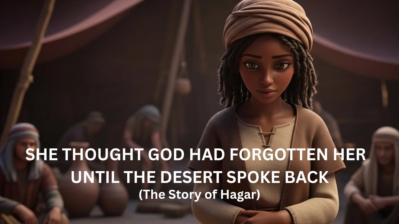 SHE THOUGHT GOD HAD FORGOTTEN HER, UNTIL THE DESERT SPOKE BACK (The Story of Hagar).