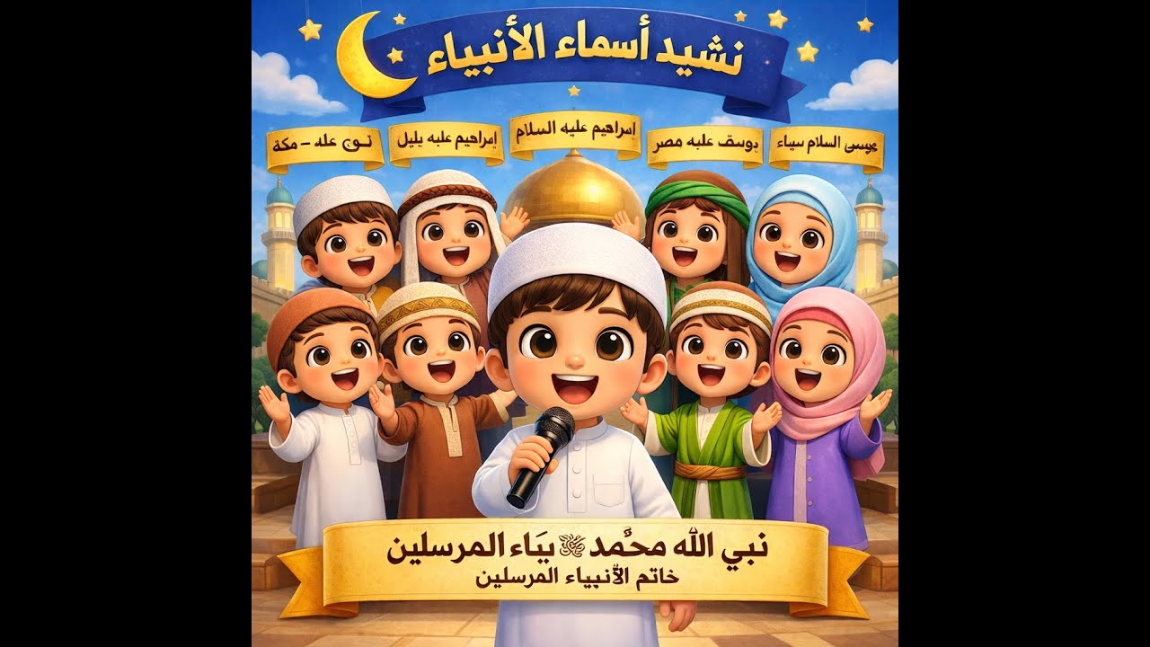 رسوم متحركه للأطفال(( نشيد أسماء الأنبياء ))