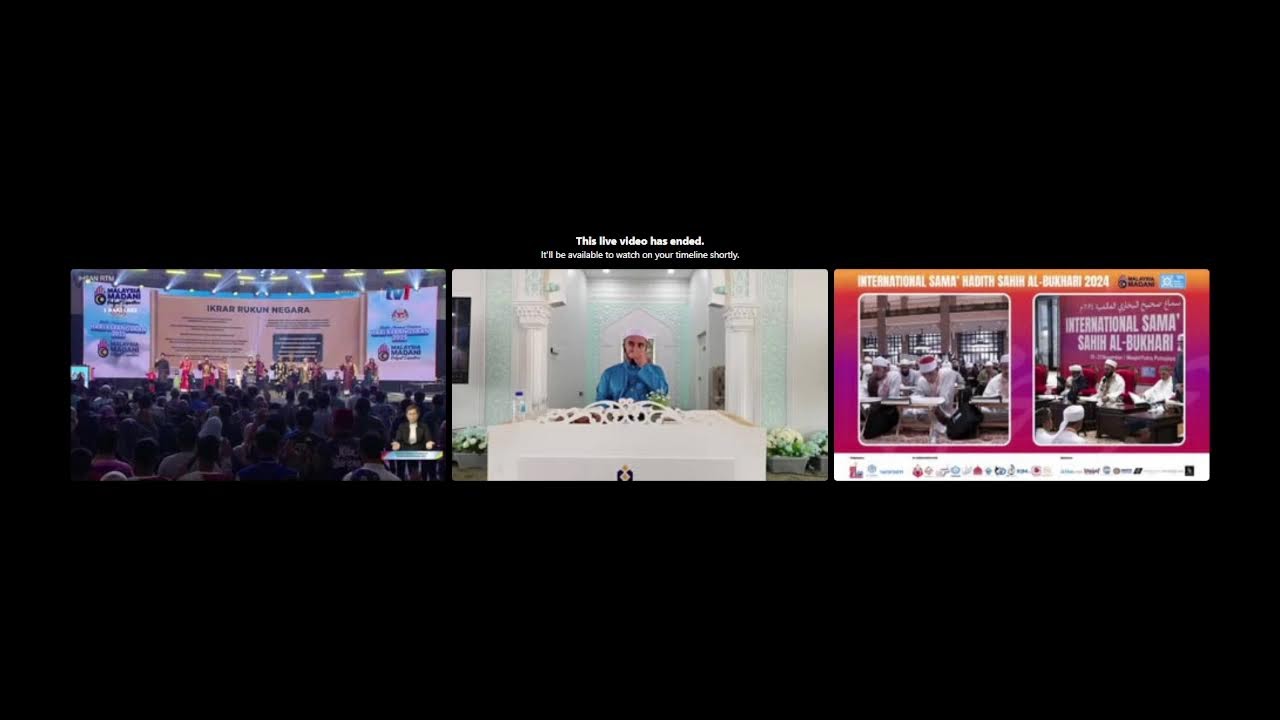 [ SINAR LIVE] MALAYSIA #QuranHour 2025  bertempat di Masjid negara, Kuala Lumpur