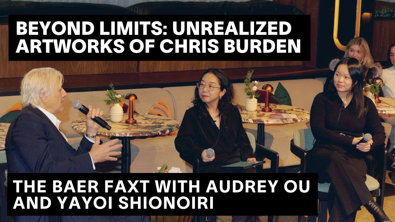 Beyond Limits: Unrealized Artworks of Chris Burden