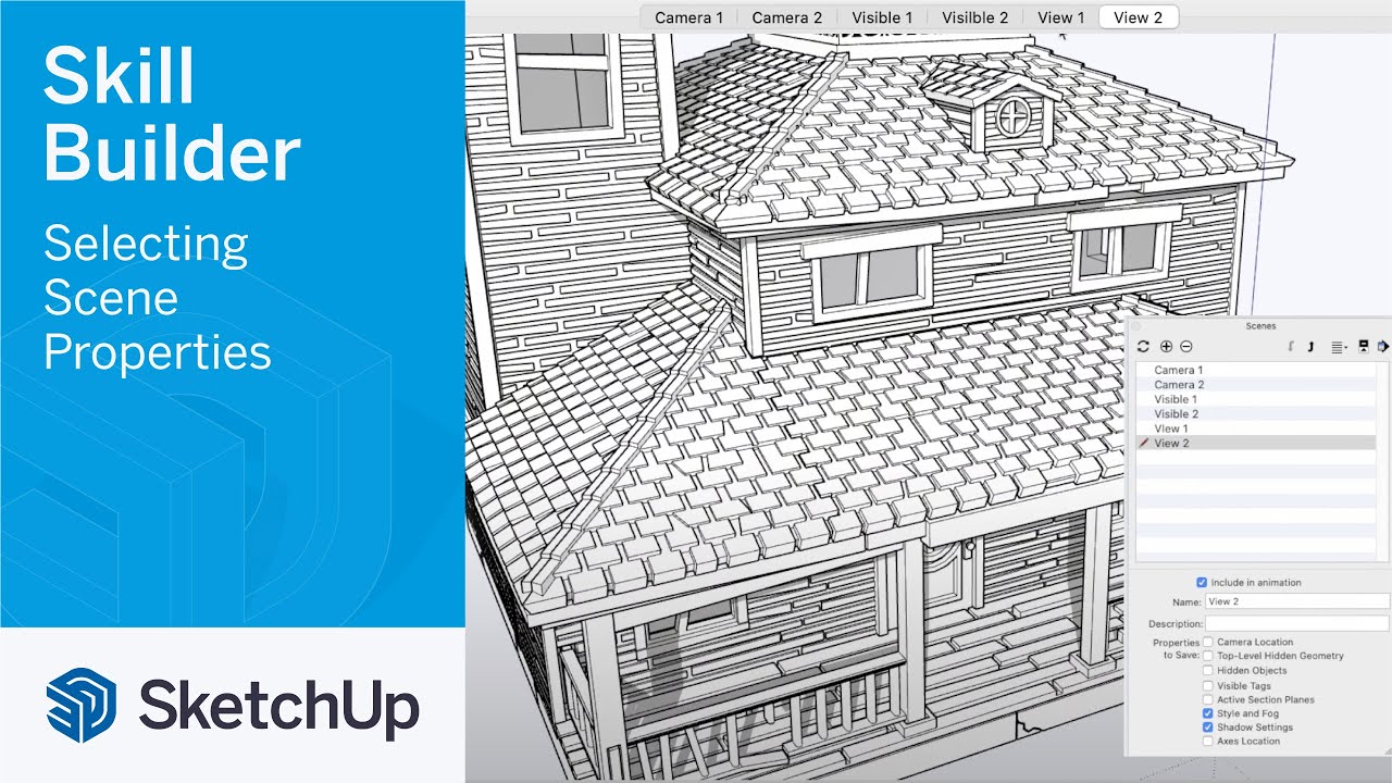 Selecting Scene Properties - Skill Builder