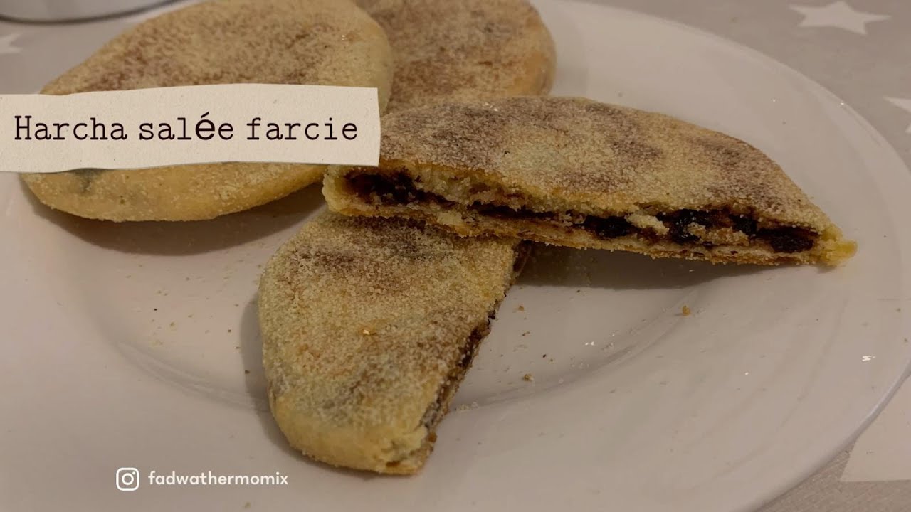Harcha ou galette à la semoule farcie by Thermomix Très simples à faire et délicieuses