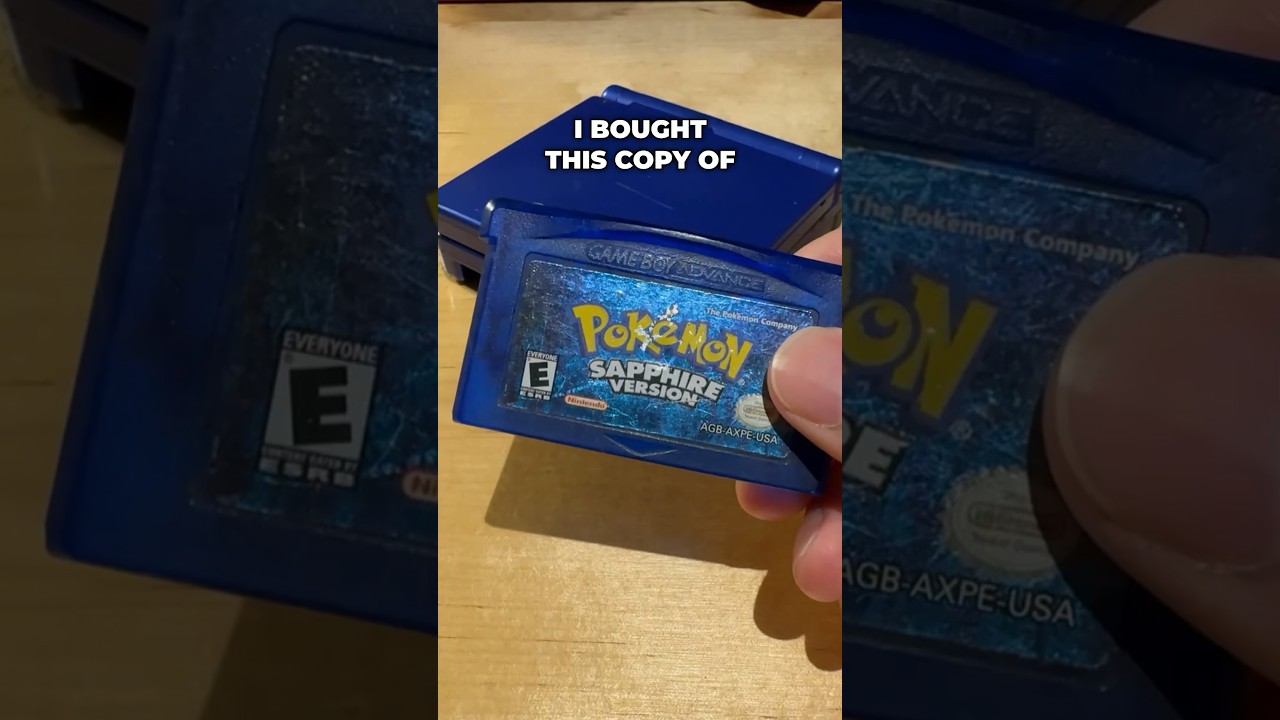Я купил подержанный Pokemon Sapphire за 64 доллара #шорты
