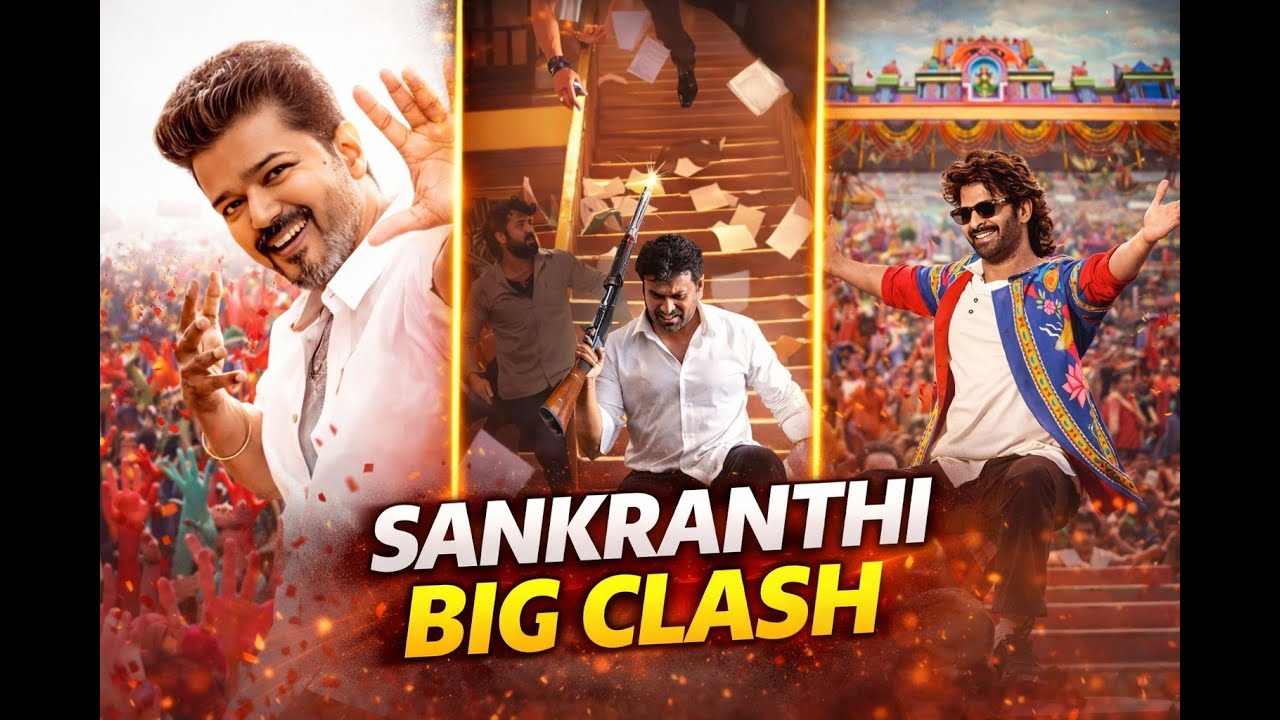 “Sankranthi 2026: Biggest Risk For Telugu Cinema?” | Mega Star | Prabhas | Thalapathy |